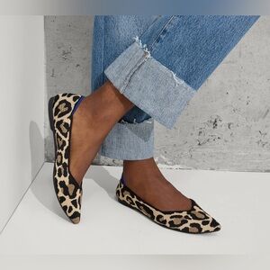 New Without Box Rothy’s Leopard Print Flats Shoes Size 11